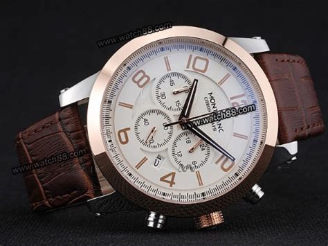 how to spot a fake montblanc timewalker watch|montblanc chronograph watch.